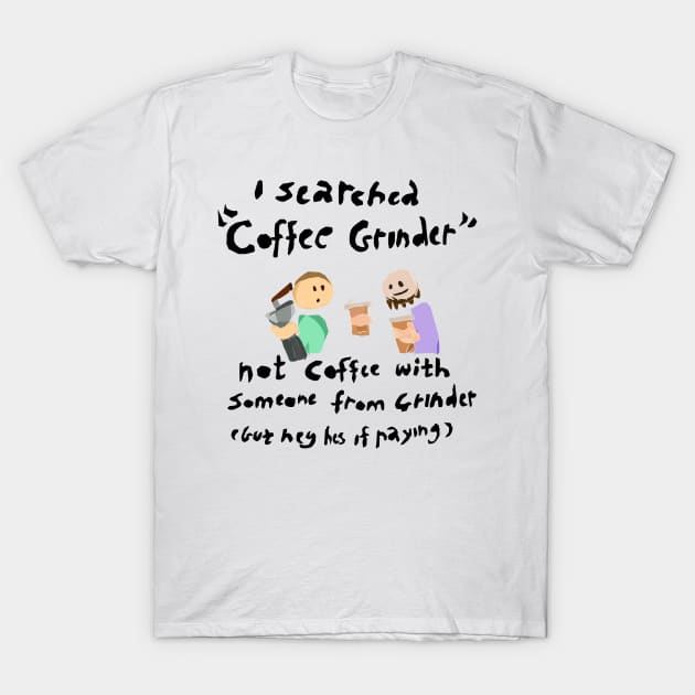 Coffee grinder T-Shirt by Newtegan